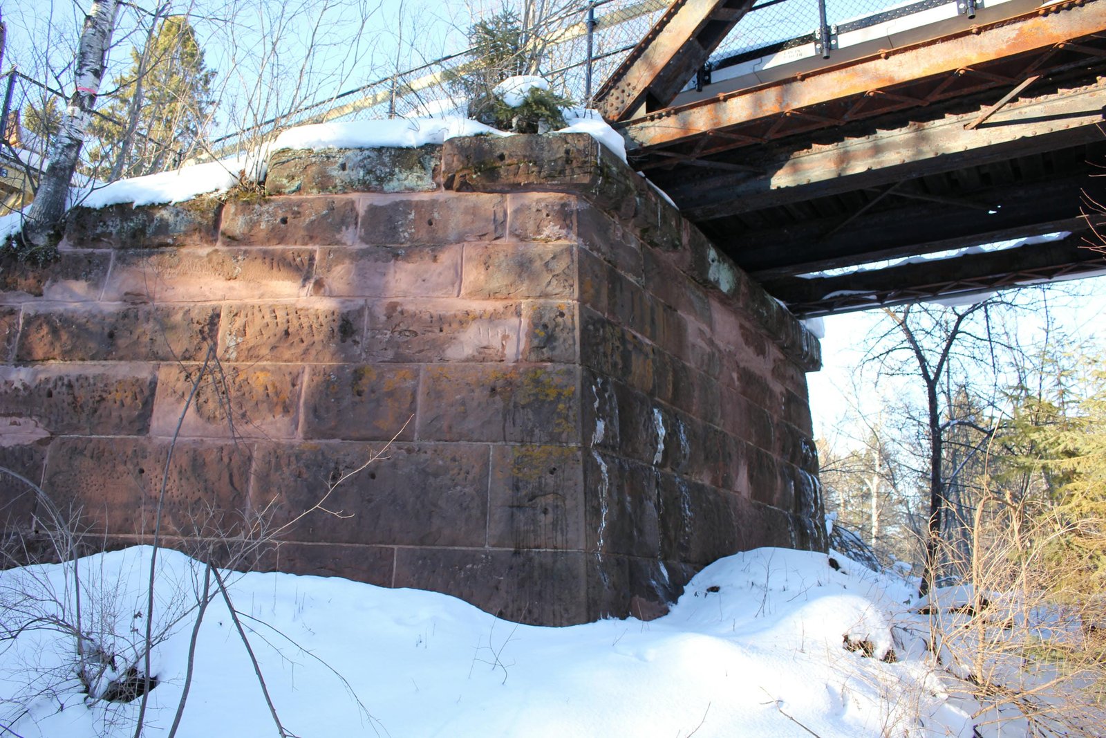 West abutment